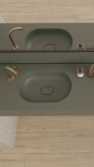 <b>Lounge</b> | Piano con vasca integrata – Colori a scelta