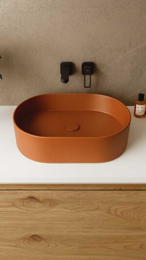 <b>Flow</b> | Lavabo da appoggio – Colori speciali