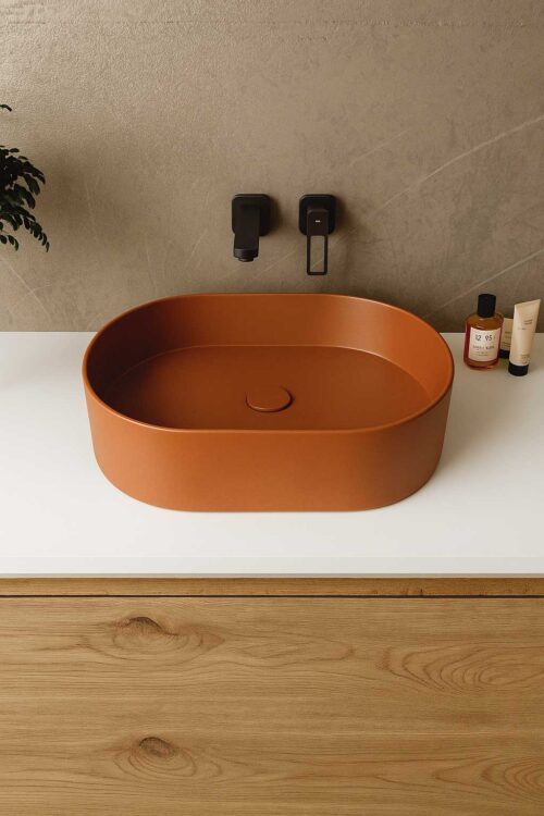 <b>Flow</b> | Lavabo da appoggio – Colori speciali