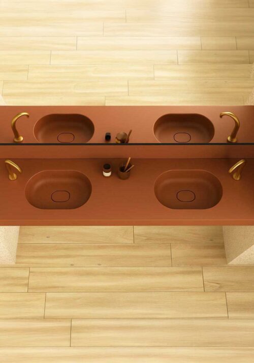 <b>Lounge</b> | Piano con vasca integrata – Colori speciali