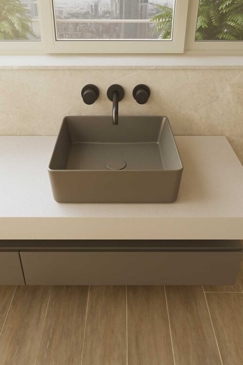 <b>Trace</b> | Lavabo da appoggio – Colori speciali - immagine 2